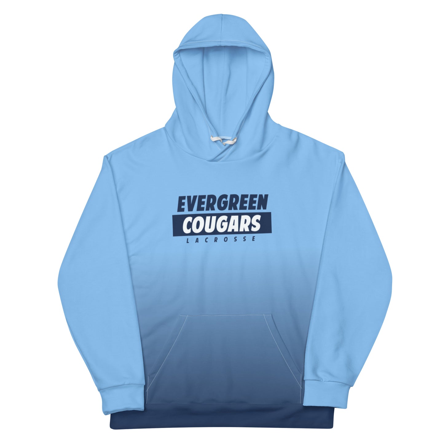 Adult Evergreen Cougars Lacrosse Performance Hoodie