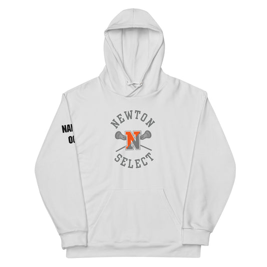Personalizable - Adult Newton Lacrosse Premium Performance Hoodie