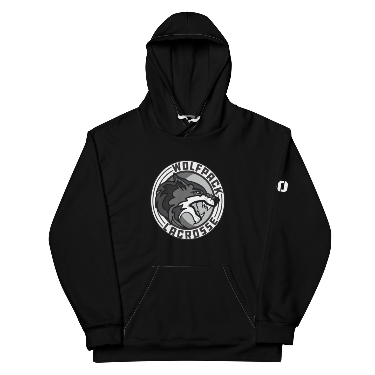 Personalizable - Adult Wolfpack Lacrosse Premium Performance Hoodie