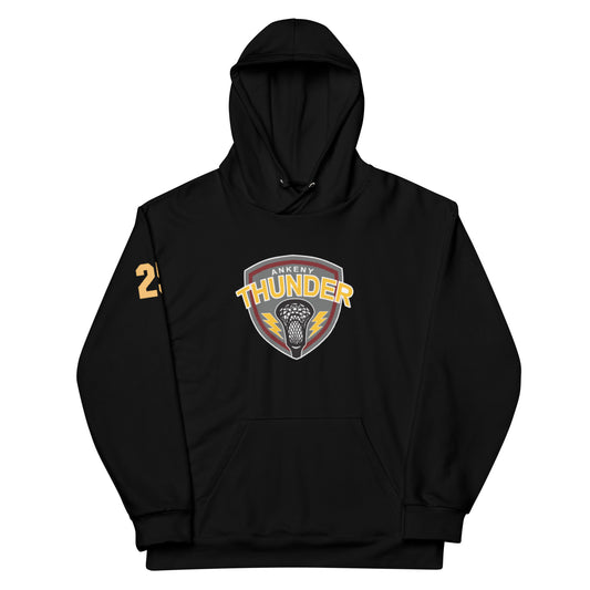 Adult Ankeny Thunder Lacrosse Premium Performance Hoodie - Personalized