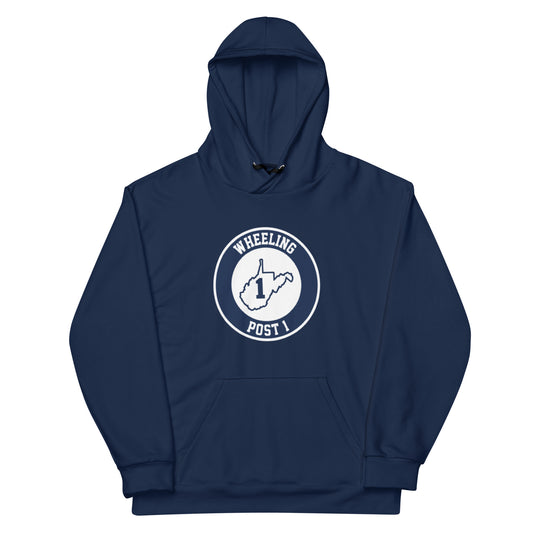Adult Wheeling Post 1 Premium Performance Hoodie