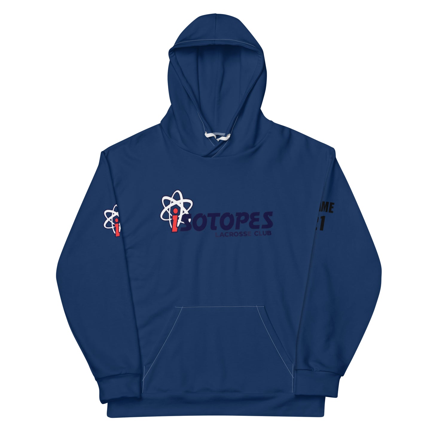 Adult Isotopes Lacrosse Corner Premium Performance Hoodie