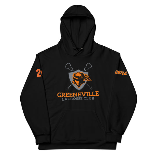 Adult Greeneville Lacrosse Premium Performance Hoodie - Personalized