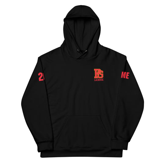 Adult Pacific Grove High School Men's Lacrosse Premium Performance Hoodie - Personalized