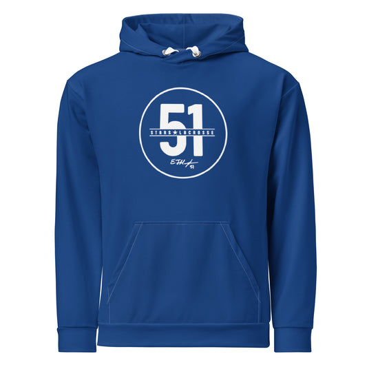 Adult 51 Stars Lacrosse Premium Performance Hoodie