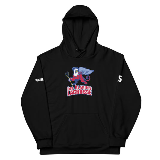 Adult Los Al Lacrosse Premium Performance Hoodie - Personalized