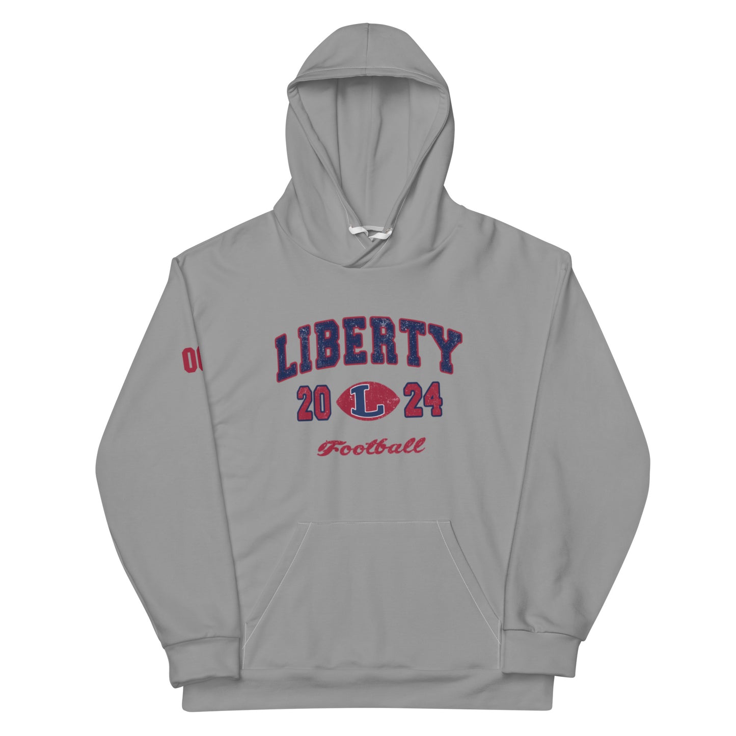 Adult Liberty Football Premium Performance Hoodie - Personalized