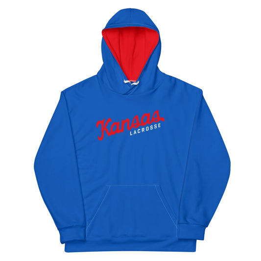 Adult KU Club Lacrosse Premium Performance Hoodie