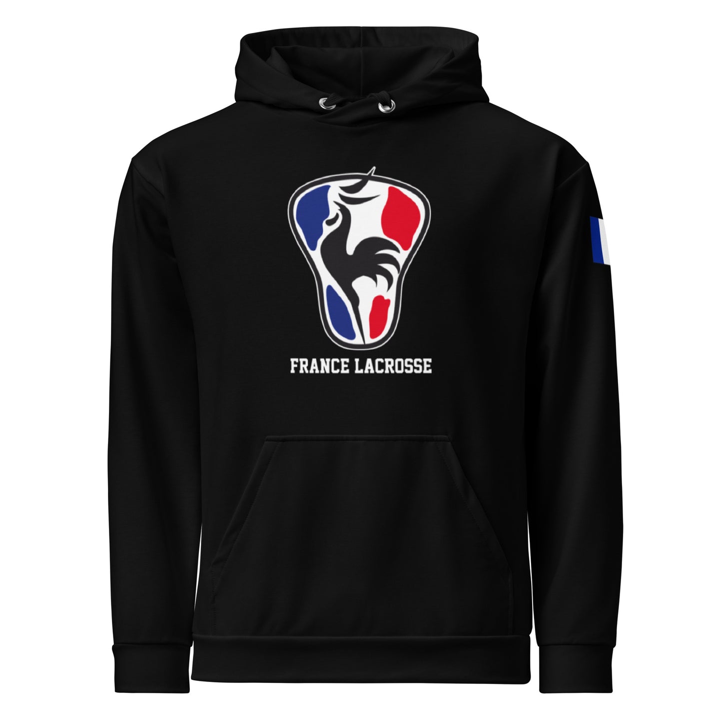 Adult France Lacrosse Premium Performance Hoodie