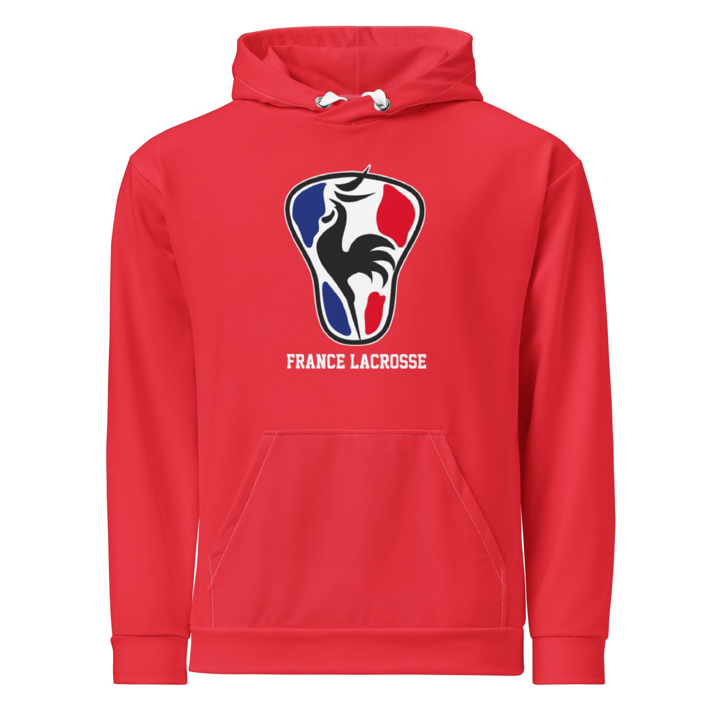 Adult France Lacrosse Premium Performance Hoodie