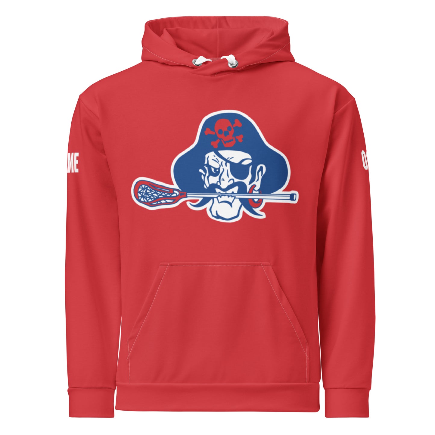 Personalizable - Adult Fairport Lacrosse Premium Performance Hoodie
