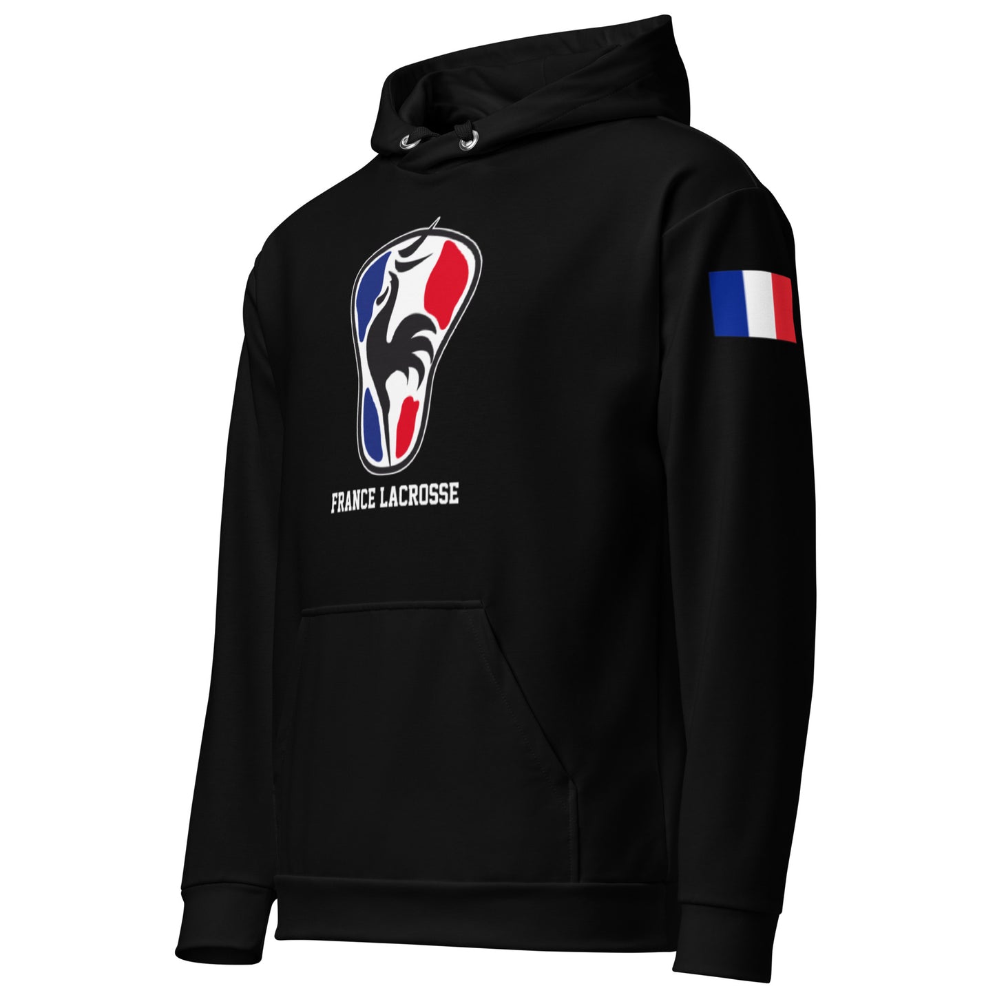 Adult France Lacrosse Premium Performance Hoodie
