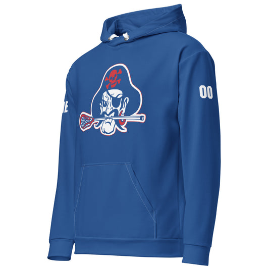 Personalizable - Adult Fairport Lacrosse Premium Performance Hoodie