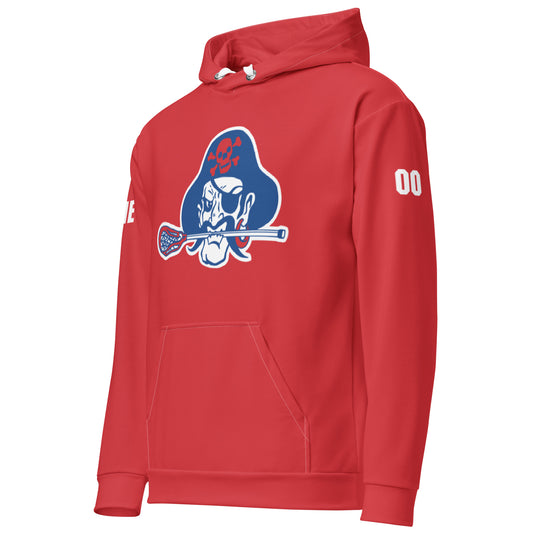 Personalizable - Adult Fairport Lacrosse Premium Performance Hoodie