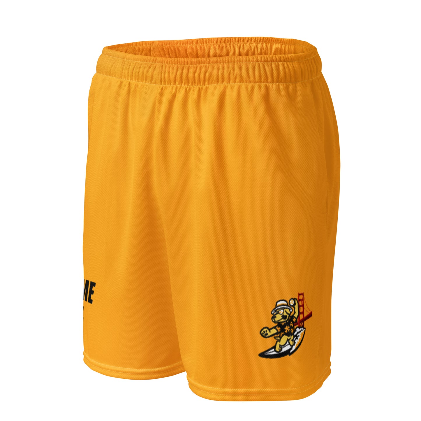 Personalizable - Adult YouthGold Performance Mesh Shorts