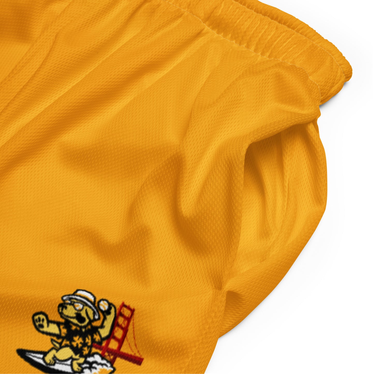 Personalizable - Adult YouthGold Performance Mesh Shorts
