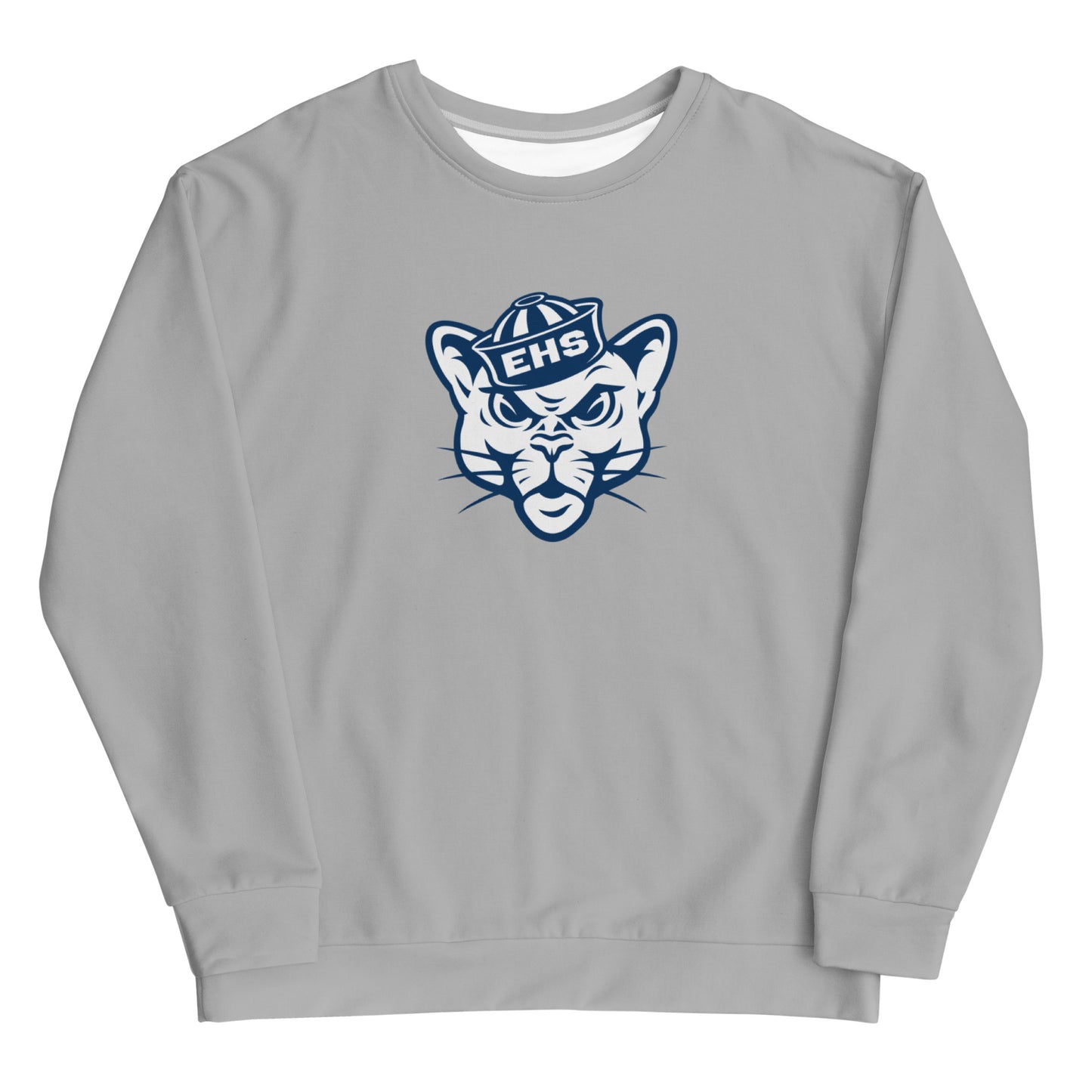 Adult Evergreen Cougars Lacrosse Performance Crewneck Sweatshirt