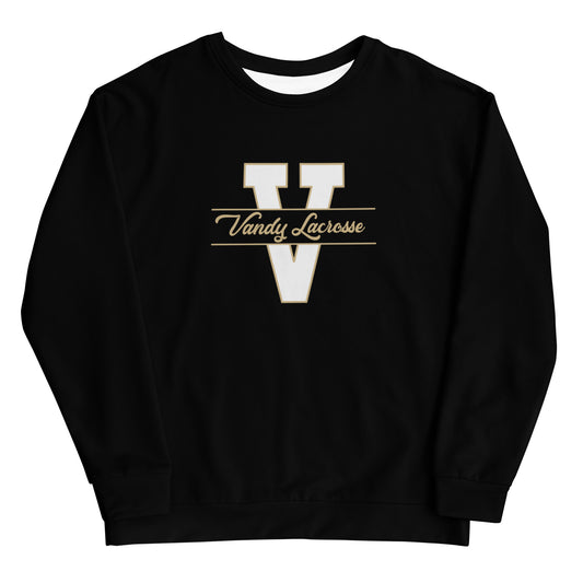 Adult Commodores Lacrosse Club Performance Crewneck Sweatshirt