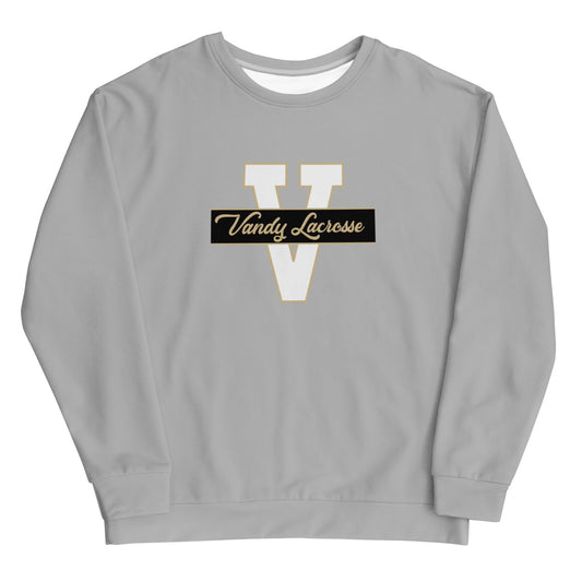 Adult Commodores Lacrosse Club Performance Crewneck Sweatshirt