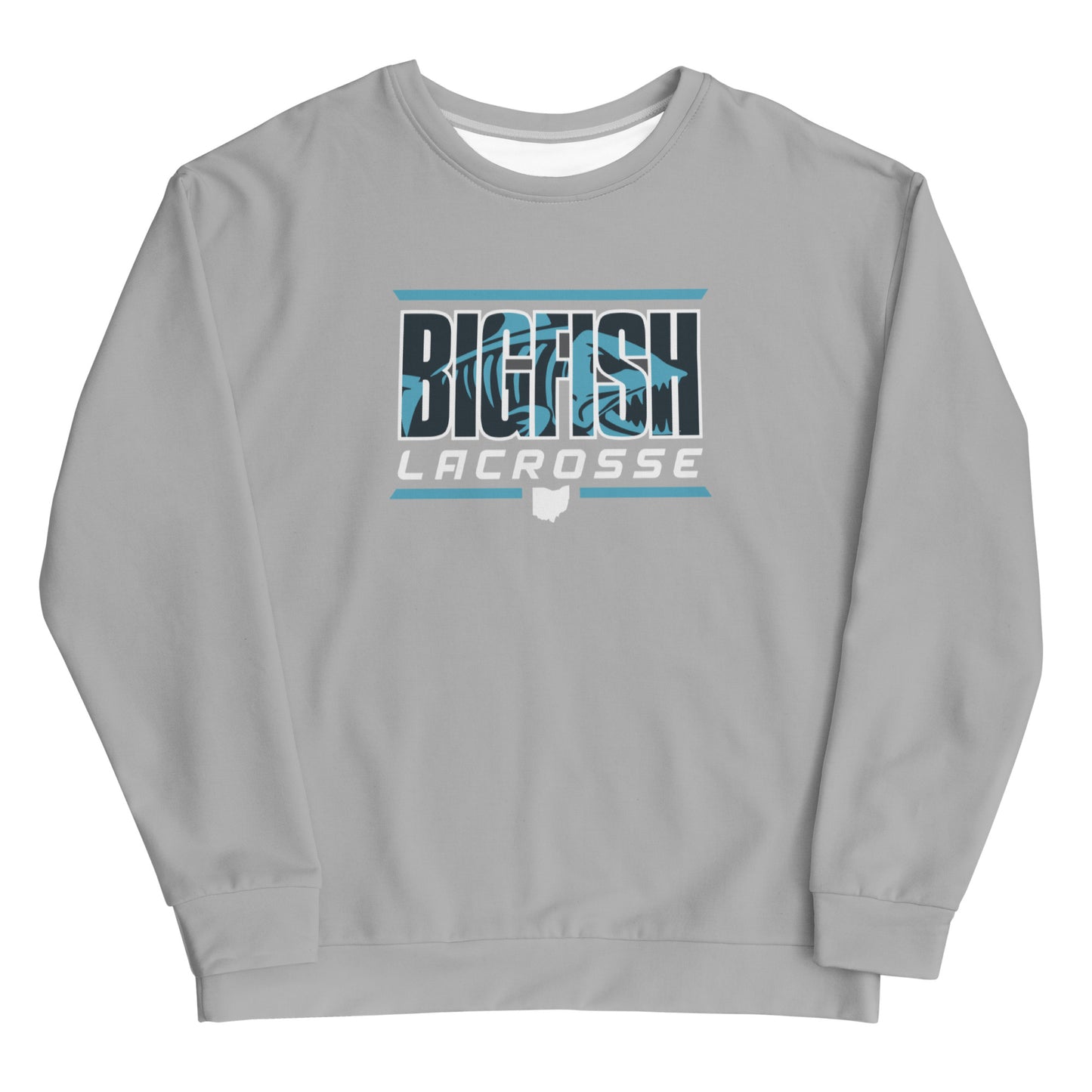 Adult Big Fish Lacrosse Performance Crewneck Sweatshirt