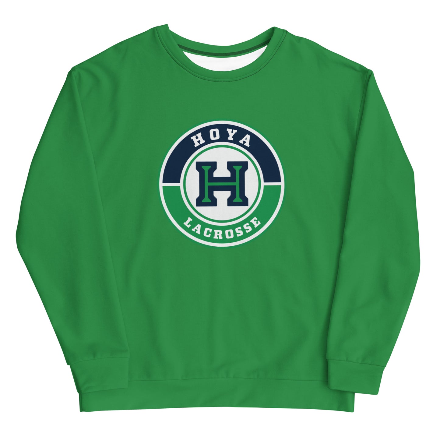 Adult Hoya Lacrosse Performance Crewneck Sweatshirt