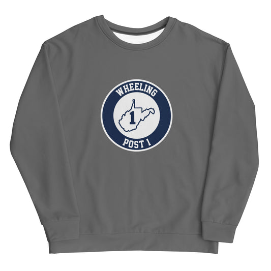 Adult Wheeling Post 1 Performance Crewneck Sweatshirt