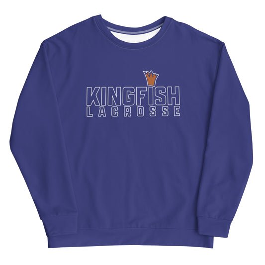 Adult Kingfish Lacrosse Performance Crewneck Sweatshirt