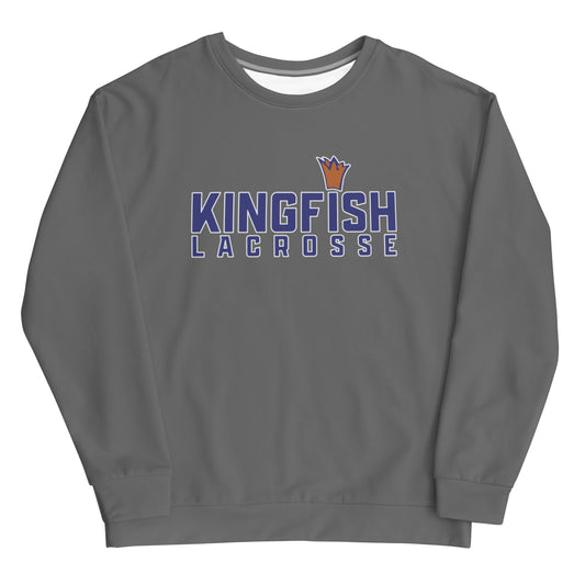 Unisex Adult Kingfish Lacrosse Performance Crewneck Sweatshirt