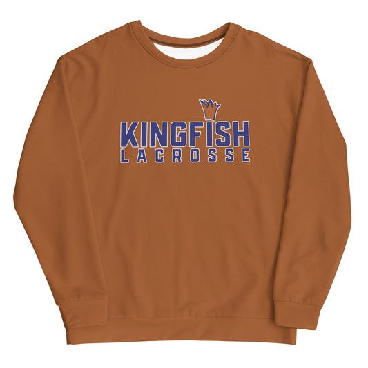 Unisex Adult Kingfish Lacrosse Performance Crewneck Sweatshirt
