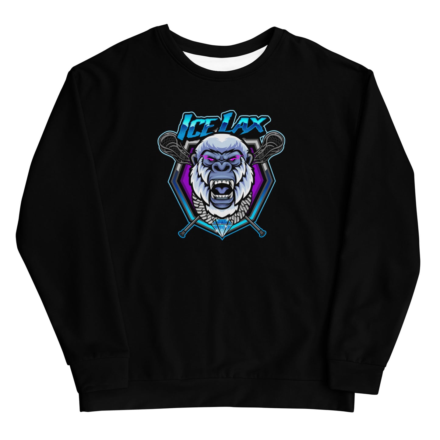 Adult ICE LAX Performance Crewneck Sweatshirt