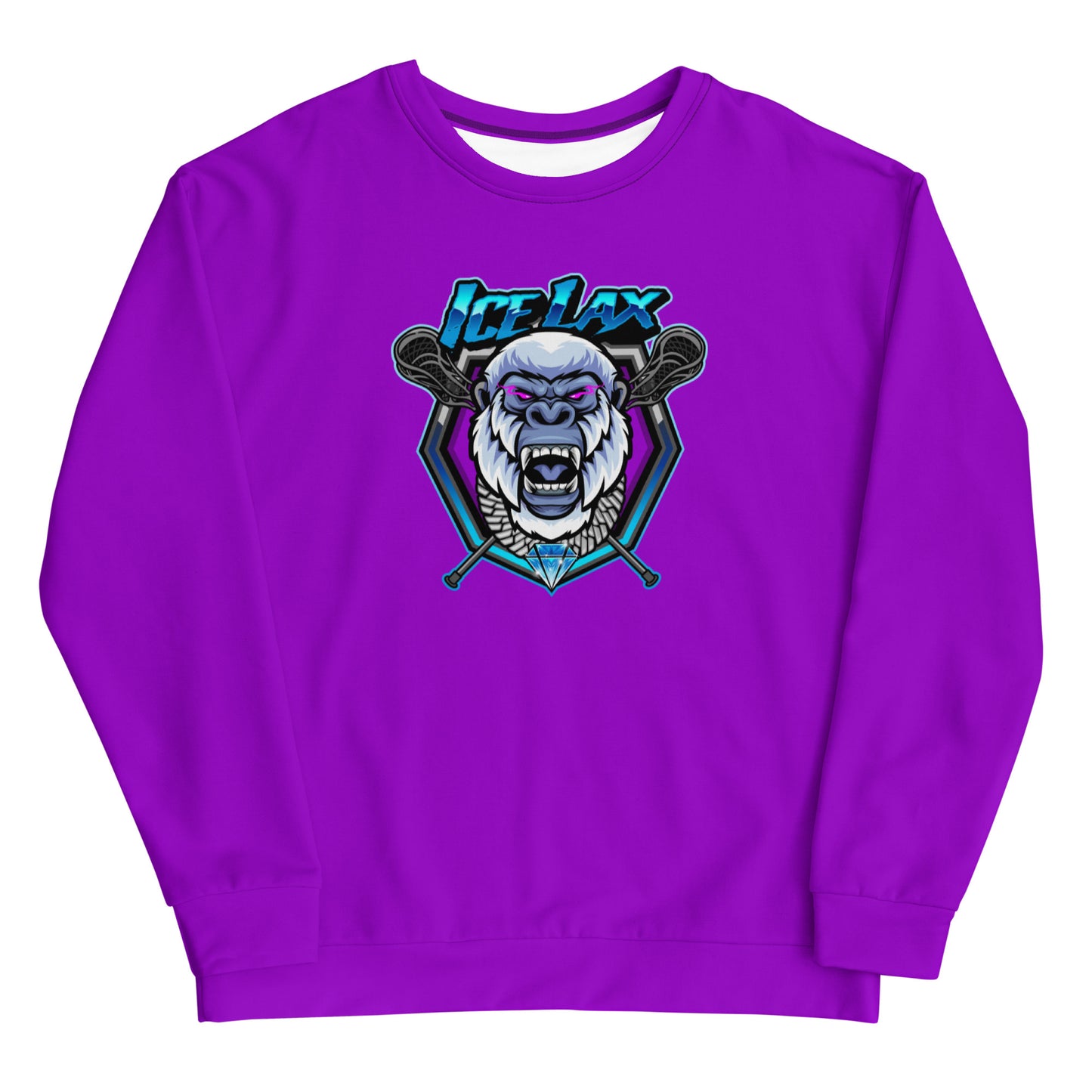 Adult ICE LAX Performance Crewneck Sweatshirt
