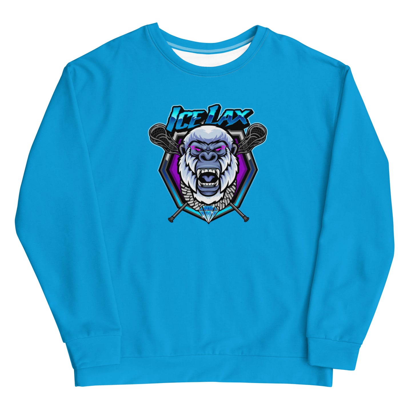 Adult ICE LAX Performance Crewneck Sweatshirt