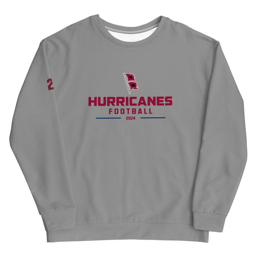 Adult Liberty Football Performance Crewneck Sweatshirt - Personalized