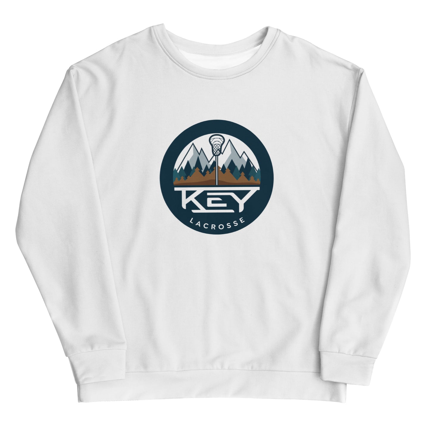 Adult Key Lacrosse Performance Crewneck Sweatshirt