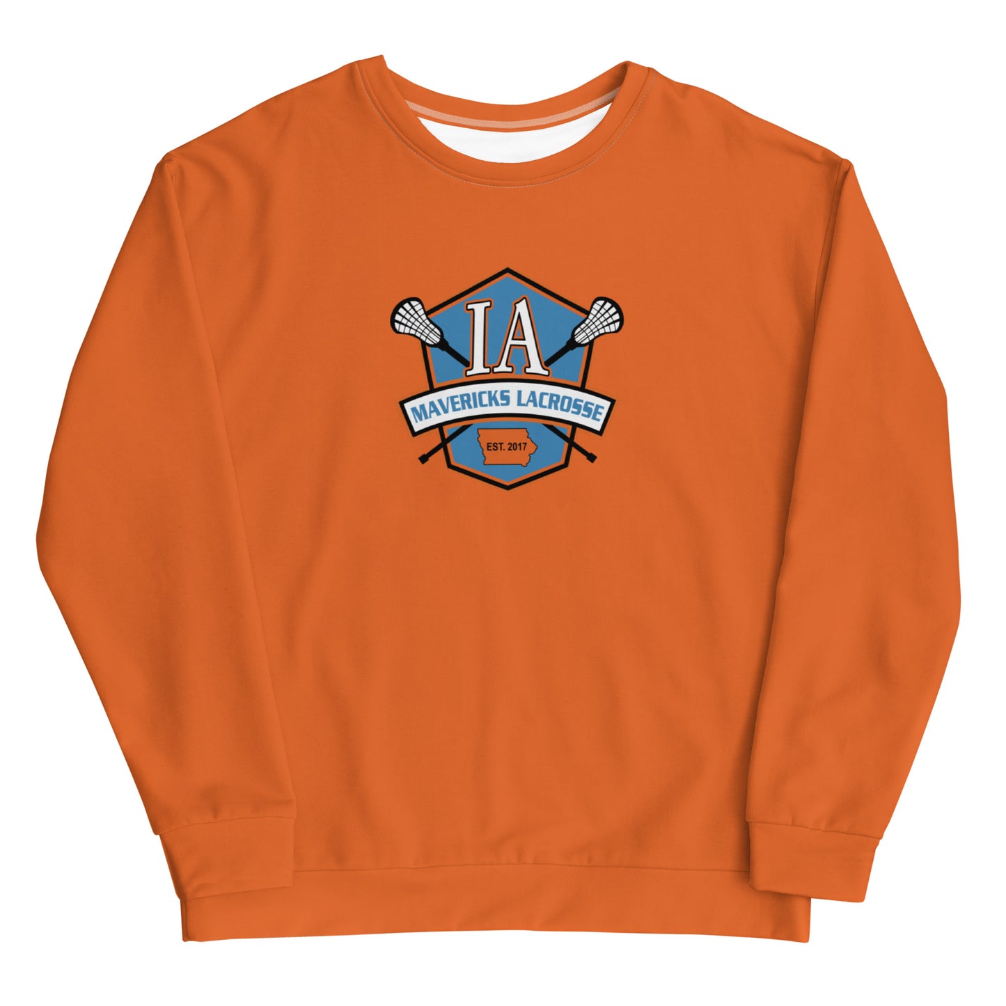 Adult Iowa Mavericks Performance Crewneck Sweatshirt