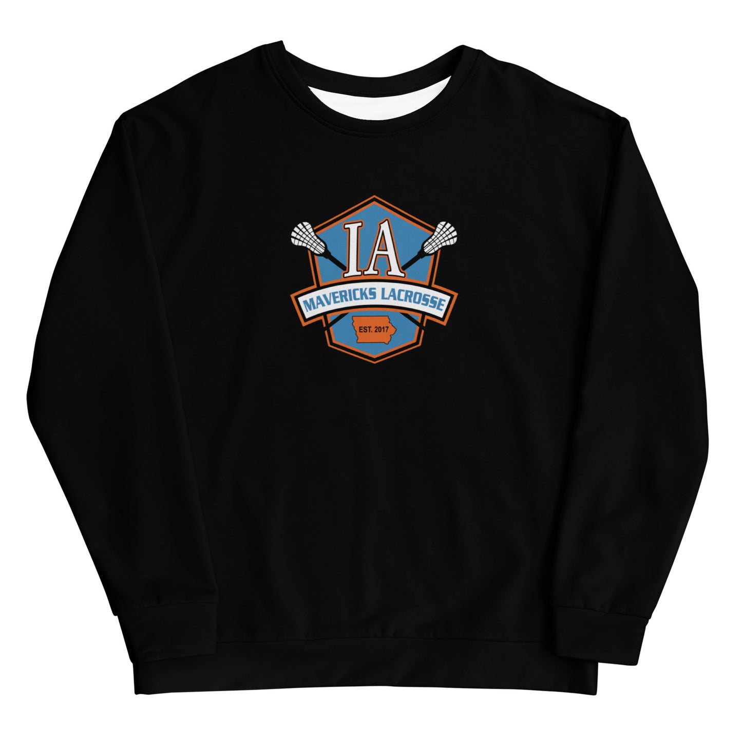 Adult Iowa Mavericks Performance Crewneck Sweatshirt