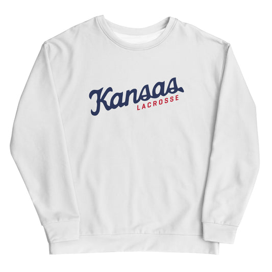 Adult KU Club Lacrosse Performance Crewneck