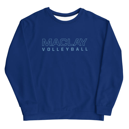 Adult Maclay Volleyball Performance Crewneck Sweatshirt