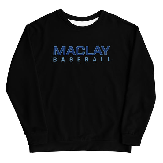 Adult Maclay Baseball Performance Crewneck Sweatshirt