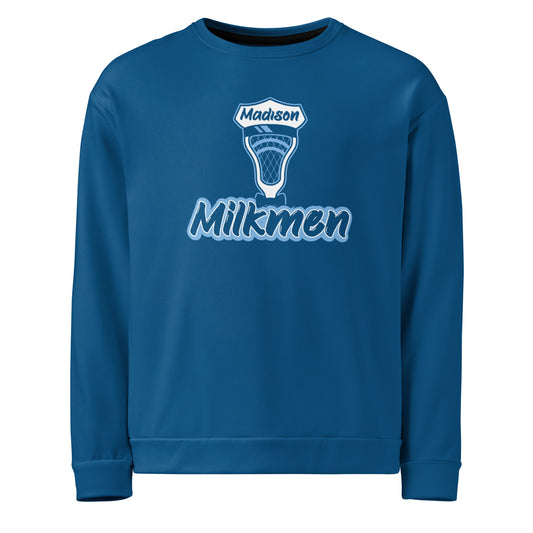Adult Madison Milkmen Performance Crewneck Sweatshirt