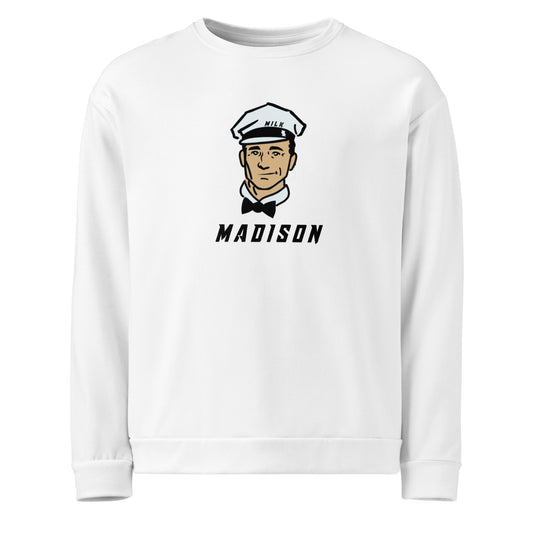 Adult Madison Milkmen Performance Crewneck Sweatshirt
