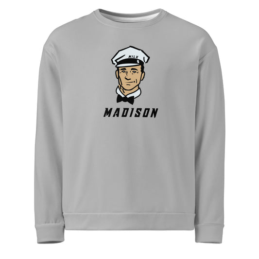 Adult Madison Milkmen Performance Crewneck Sweatshirt