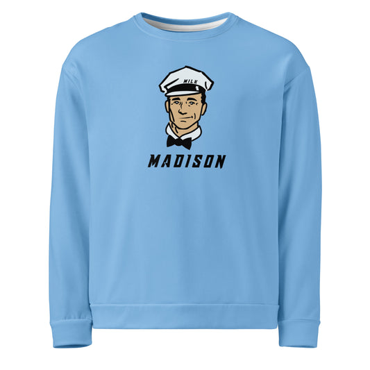 Adult Madison Milkmen Performance Crewneck Sweatshirt