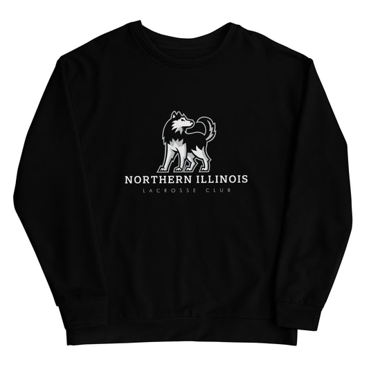 Adult NIU Lacrosse Performance Crewneck Sweatshirt