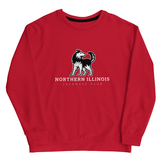 Adult NIU Lacrosse Performance Crewneck Sweatshirt
