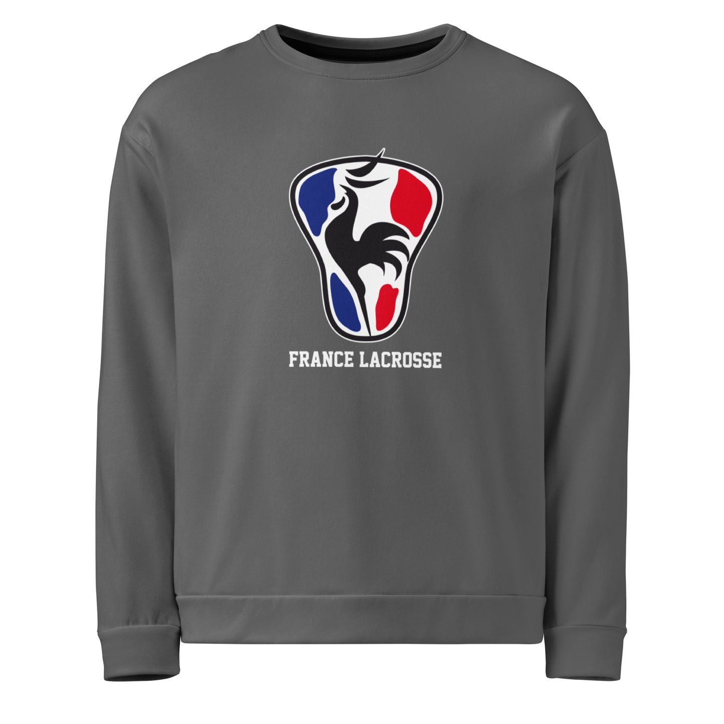 Adult France Lacrosse Performance Crewneck Sweatshirt