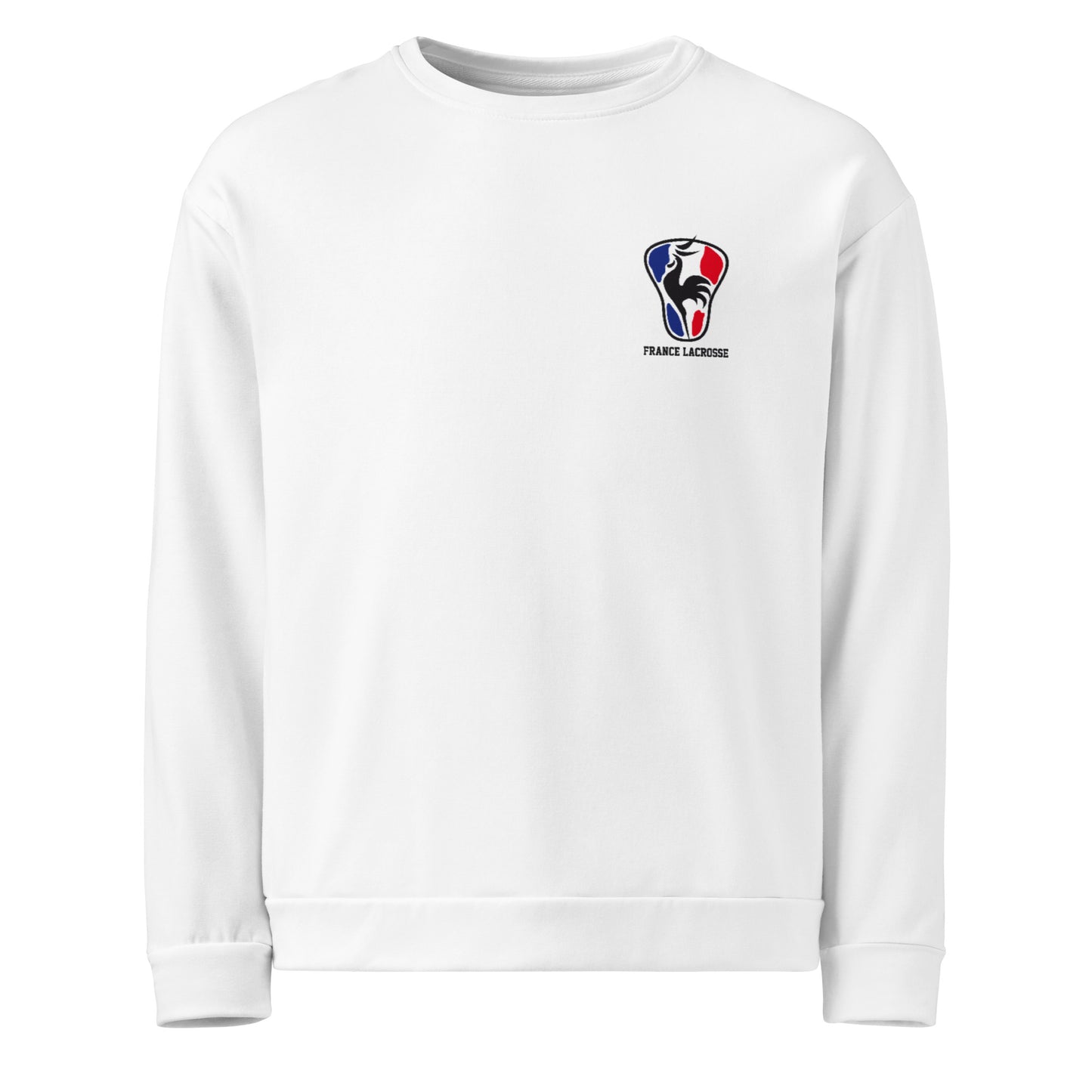 Adult France Lacrosse Performance Crewneck Sweatshirt