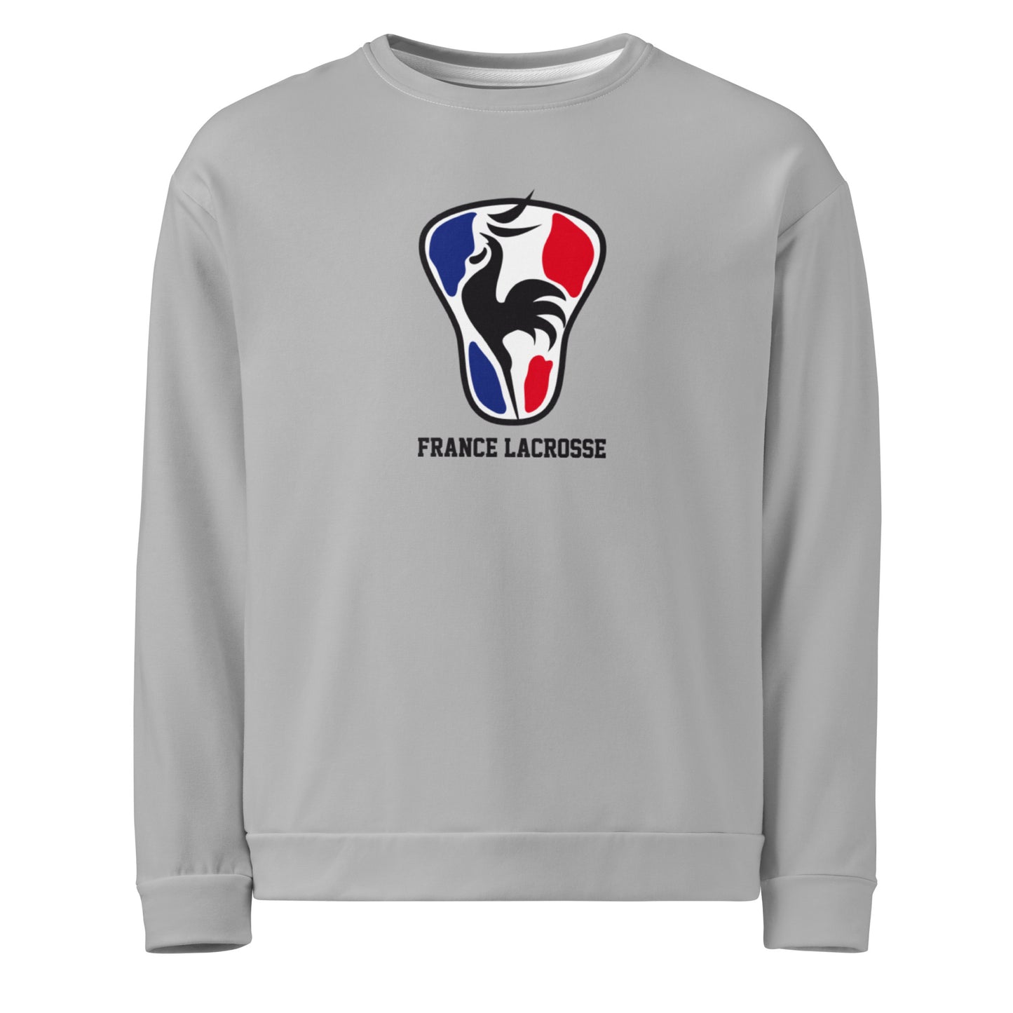 Adult France Lacrosse Performance Crewneck Sweatshirt