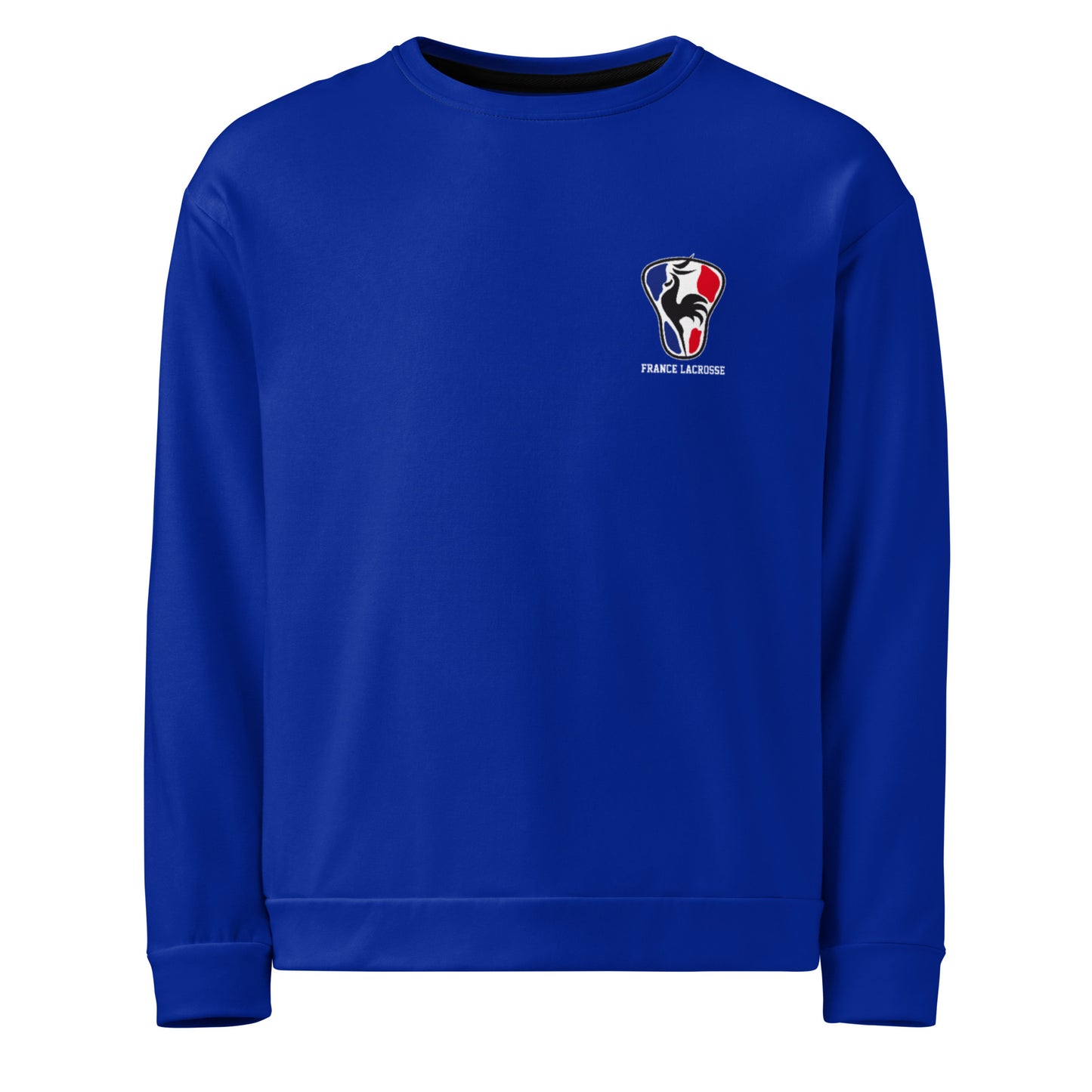 Adult France Lacrosse Performance Crewneck Sweatshirt