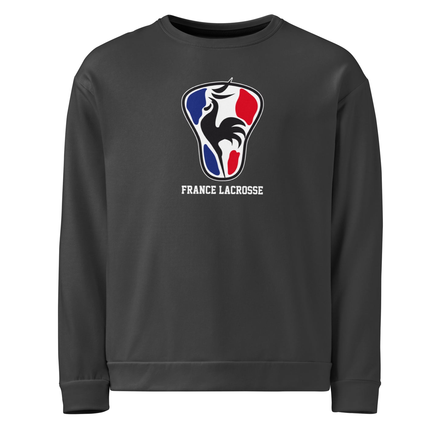 Adult France Lacrosse Performance Crewneck Sweatshirt